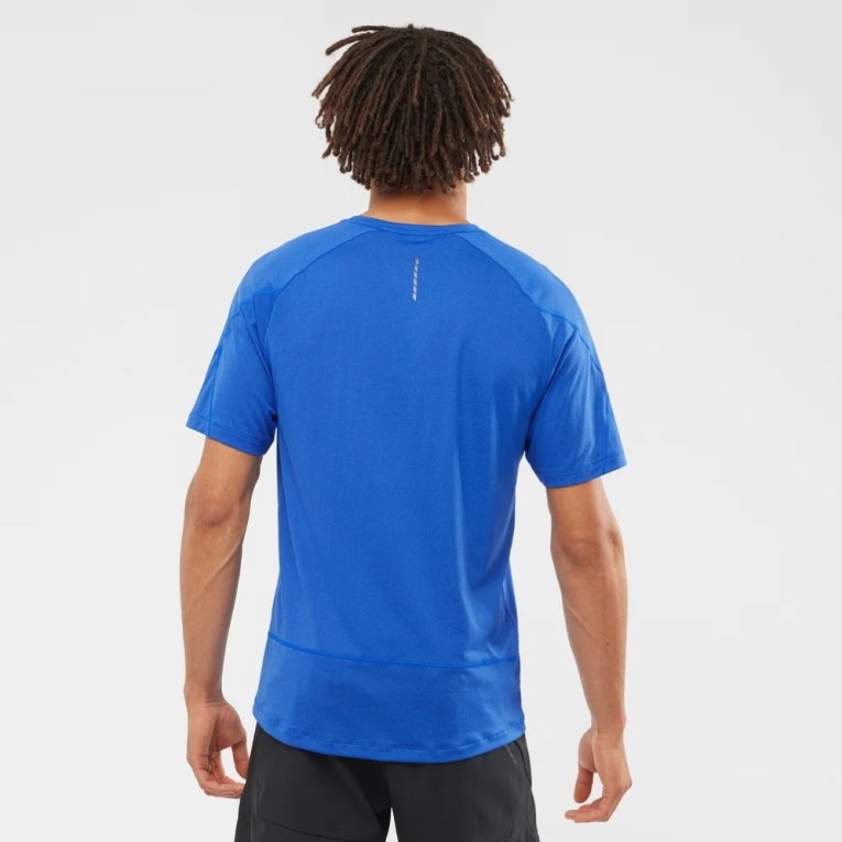 Blue Salomon Cross Run Short Sleeve Men's T-Shirts | PH 18967O